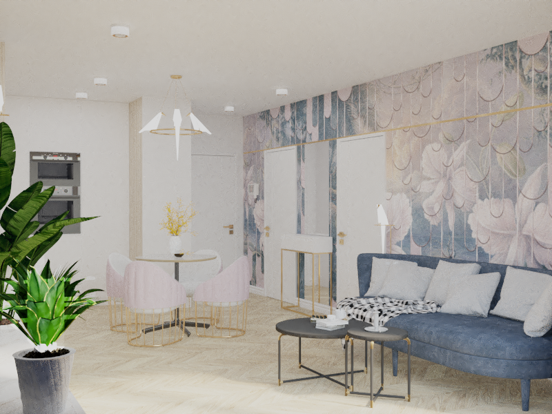 Wnętrze mieszkania — salon