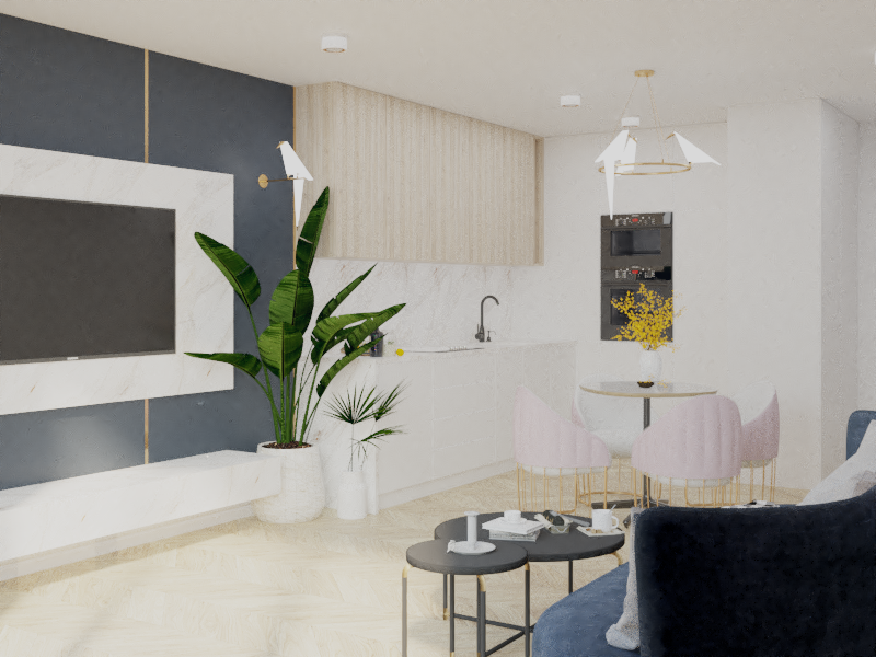 Wnętrze mieszkania — sypialnia